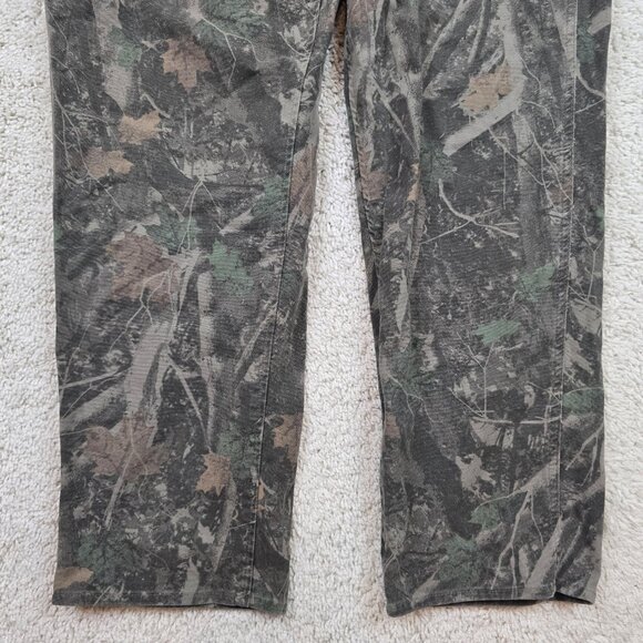 Abercrombie and Fitch Camo Baggy Carpenter Pants Torn/Used Style Size 36x32 USA - Picture 3 of 8